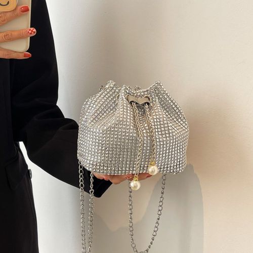 Sac seau à strass et fausses perles - SHEIN - Modalova