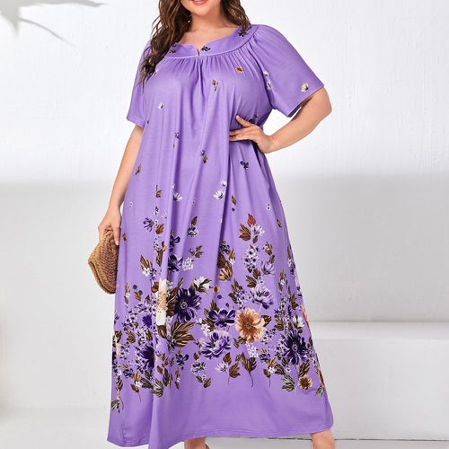 Robe de pyjama à imprimé floral - SHEIN - Modalova