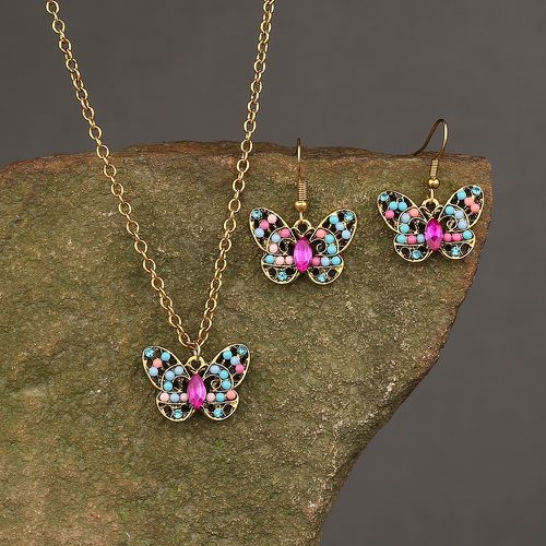 Pièces Set de bijoux à perles papillon - SHEIN - Modalova