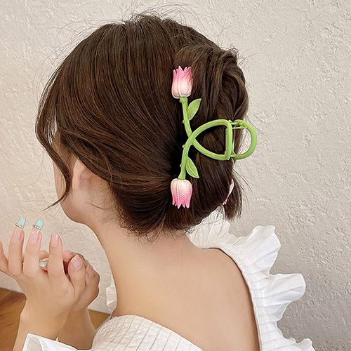 Griffe à cheveux à design fleur - SHEIN - Modalova