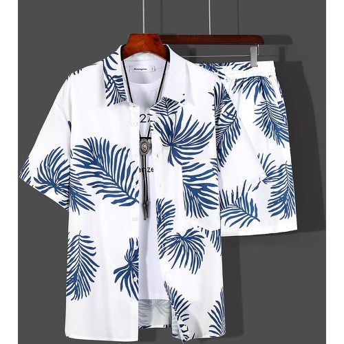Chemise à imprimé tropical & Short (sans t-shirt) - SHEIN - Modalova