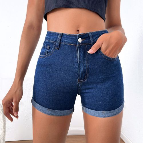 Short en jean avec poche - SHEIN - Modalova
