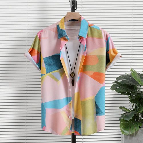 Chemise à blocs de couleurs aléatoire (sans t-shirt) - SHEIN - Modalova