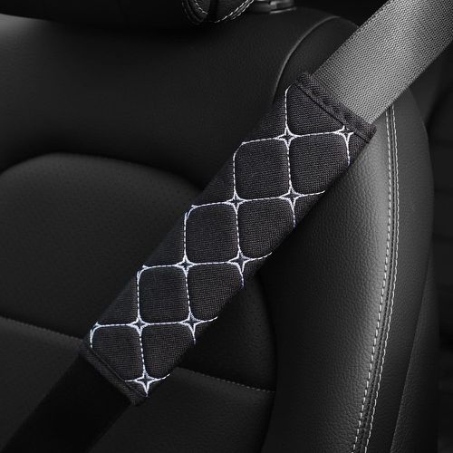 Pièce Coussin de ceinture de siège de voiture à motif géométrique - SHEIN - Modalova