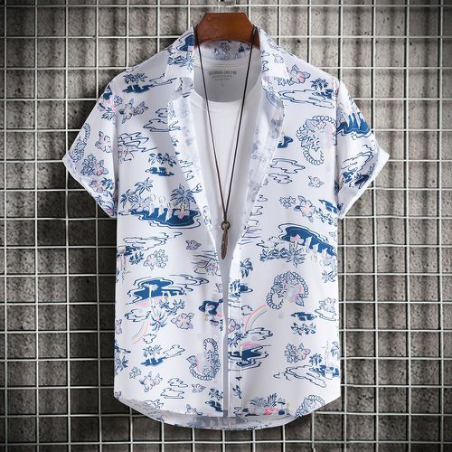 Chemise à imprimé tropical (sans t-shirt) - SHEIN - Modalova