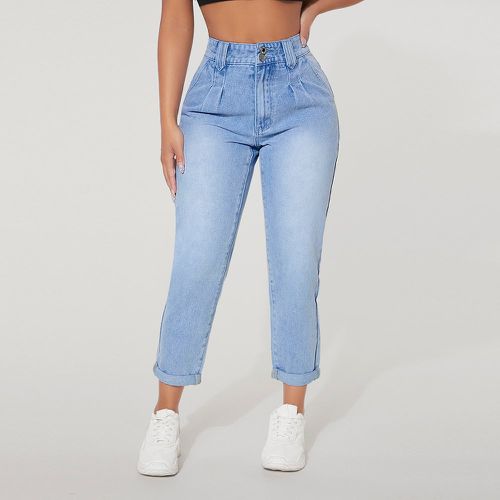 Jean mom taille haute - SHEIN - Modalova