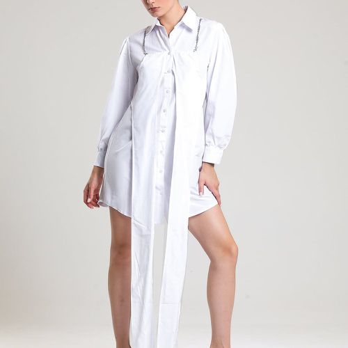 Robe chemise à chaîne ceinturé - SHEIN - Modalova