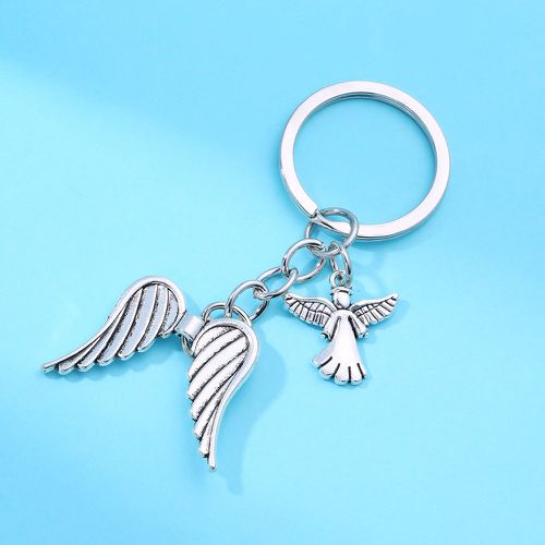 Porte-clés à breloque aile et ange - SHEIN - Modalova