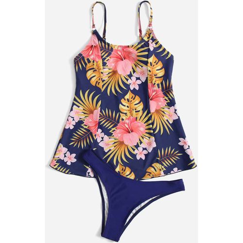 Bikini à imprimé floral et tropical - SHEIN - Modalova