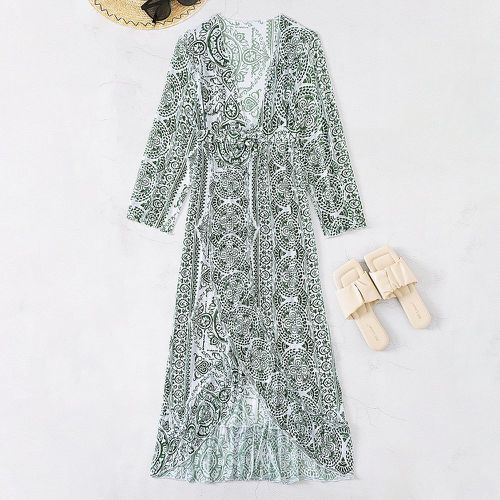 Kimono à imprimé - SHEIN - Modalova