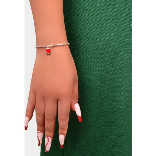 Bracelet avec motif cœur carré breloque - SHEIN - Modalova