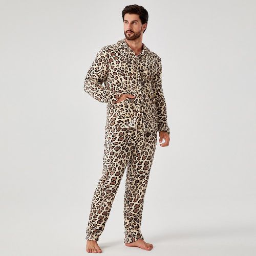 Homme Ensemble de pyjama léopard - SHEIN - Modalova