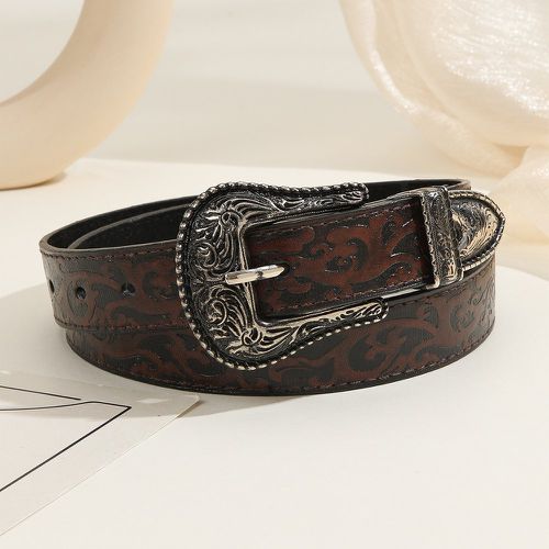 Ceinture à boucle volute style occidental - SHEIN - Modalova