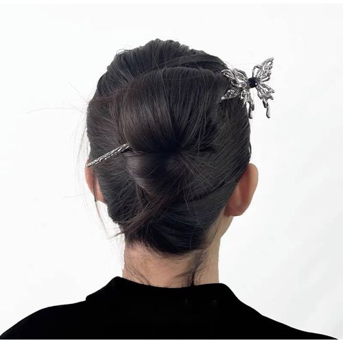 Épingle à cheveux à strass & à détail papillon - SHEIN - Modalova