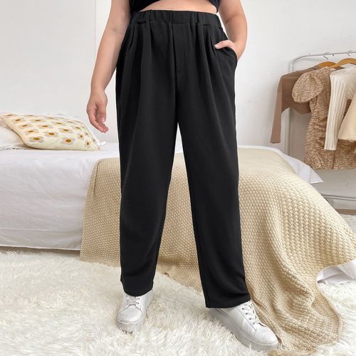 Pantalon à taille élastique à poche - SHEIN - Modalova