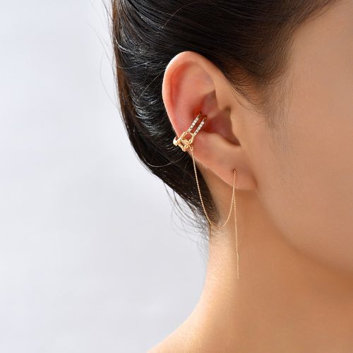 Boucles d'oreilles avec zircone cubique - SHEIN - Modalova