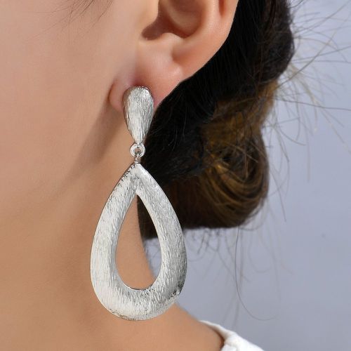 Boucles d'oreilles à design goutte d'eau minimaliste - SHEIN - Modalova