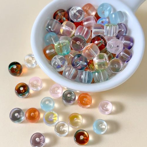Pièces 8mm Perle de couleur aléatoire DIY - SHEIN - Modalova