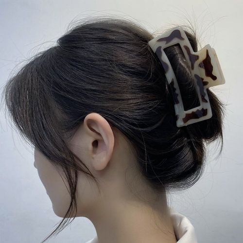 Griffe à cheveux avec motif graphique carré design - SHEIN - Modalova