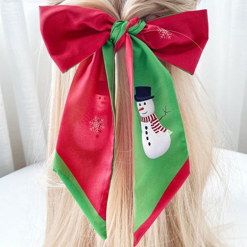 Bandeau pour cheveux Noël bonhomme de neige & à imprimé flocon de neige - SHEIN - Modalova