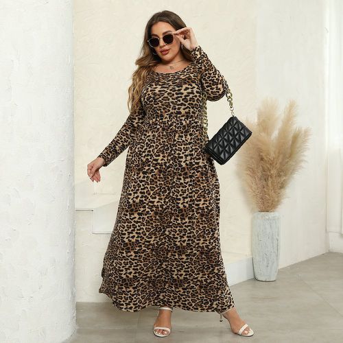 Robe longue léopard - SHEIN - Modalova