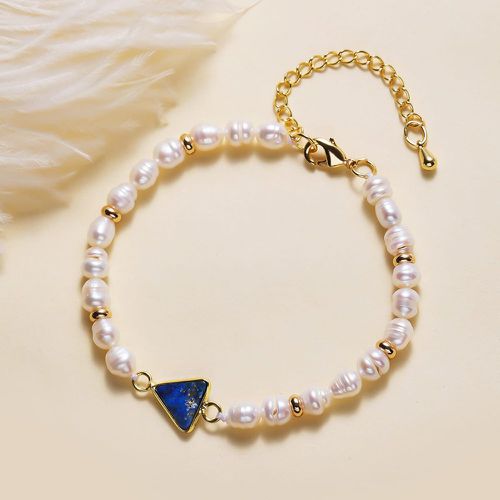 Bracelet perlé perle de culture & triangulaire - SHEIN - Modalova