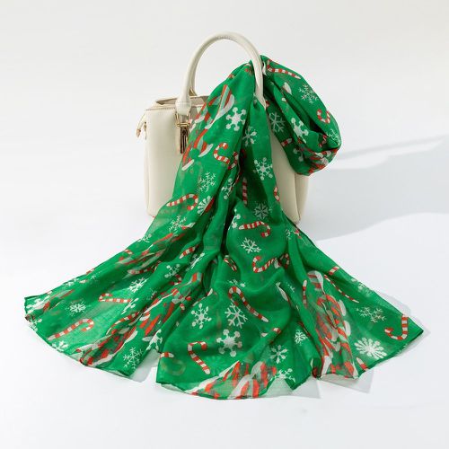 Écharpe béquille Noël & à imprimé flocon de neige - SHEIN - Modalova
