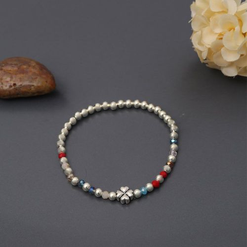 Bracelet perlé trèfle à quatre feuilles - SHEIN - Modalova