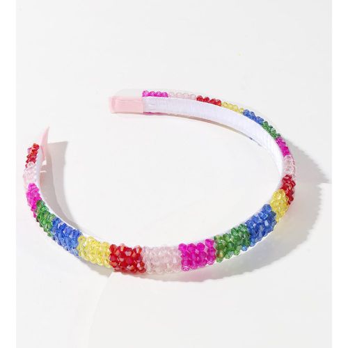 Bandeau à blocs de couleurs à perles - SHEIN - Modalova