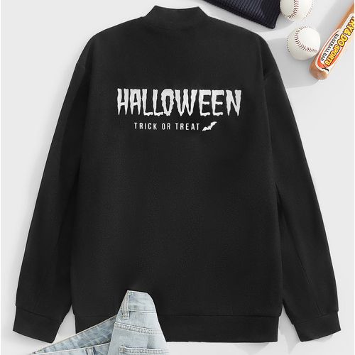 Homme Bomber à imprimé Halloween - SHEIN - Modalova