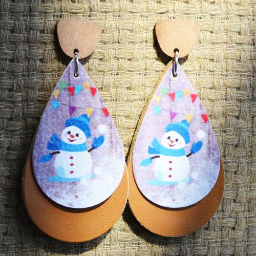 Boucles d'oreilles à design goutte d'eau bon de neige motif - SHEIN - Modalova