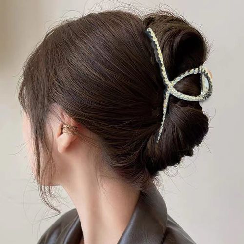 Griffe à cheveux texturé métallique - SHEIN - Modalova