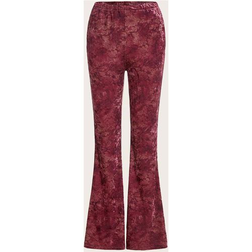 Pantalon évasé en velours - SHEIN - Modalova