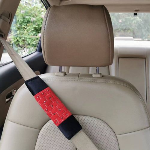 Couverture de ceinture de sécurité de voiture à blocs de couleurs - SHEIN - Modalova