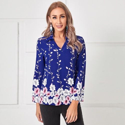 Blouse à imprimé floral - SHEIN - Modalova