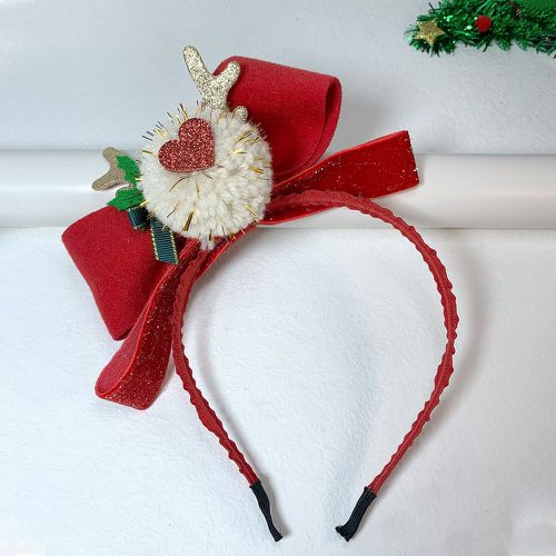 Bandeau Noël à nœud & à détail cœur - SHEIN - Modalova