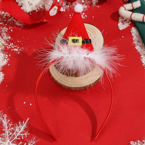 Bandeau chapeau de Noël & à pompons - SHEIN - Modalova
