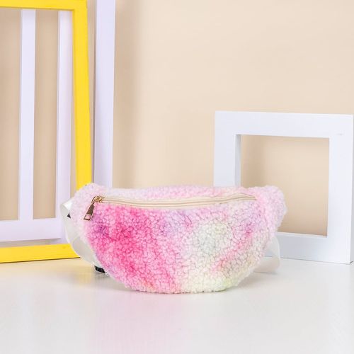 Sac banane tie dye en tissu duveteux - SHEIN - Modalova