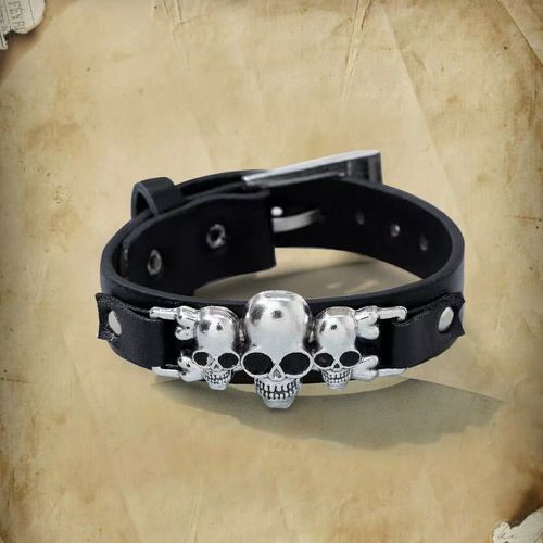 Bracelet à détail squelette design ceinture - SHEIN - Modalova