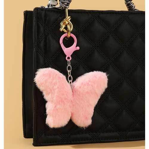 Breloque de sac design papillon duveteux minimaliste - SHEIN - Modalova
