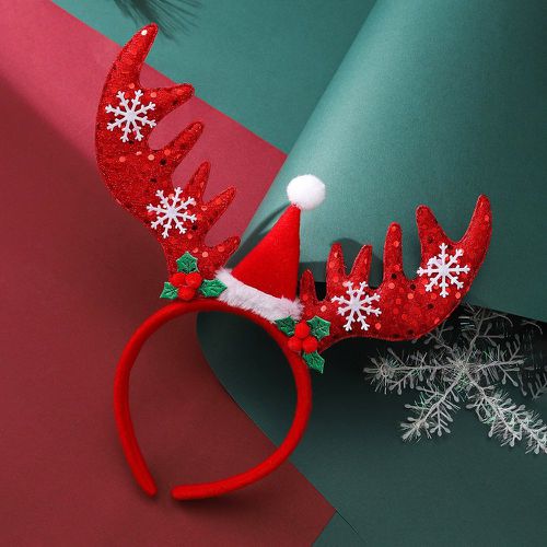 Bandeau Noël ramure & à détail chapeau - SHEIN - Modalova