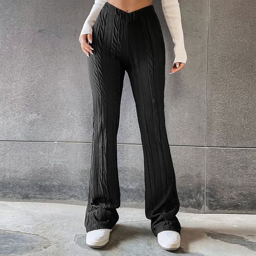 Pantalon évasé taille élastique - SHEIN - Modalova