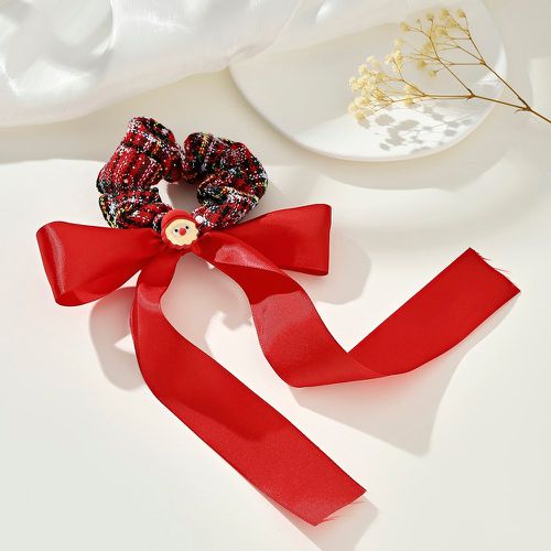 Élastique avec foulard pour cheveux père Noël & à nœud papillon - SHEIN - Modalova