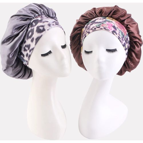 Pièces Bonnet de cheveux à imprimé léopard et floral - SHEIN - Modalova