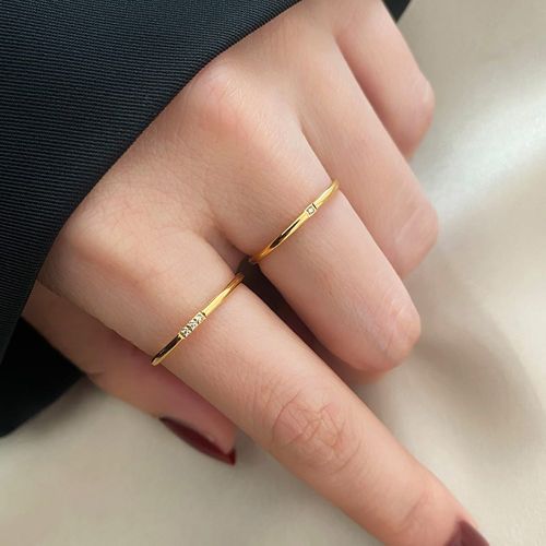 Pièces Anneau à strass - SHEIN - Modalova