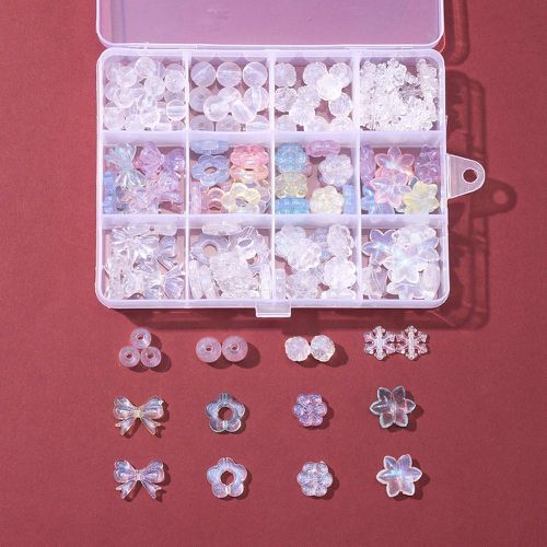 Boîte à nœud & design fleur DIY perle - SHEIN - Modalova