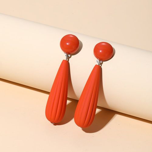Boucles d'oreilles design goutte d'eau minimaliste - SHEIN - Modalova