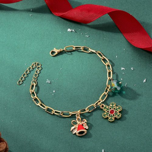 Bracelet Noël flocon de neige breloque - SHEIN - Modalova
