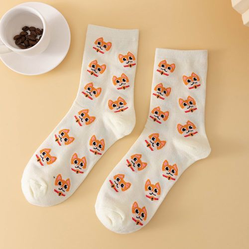 Chaussettes à motif chien - SHEIN - Modalova