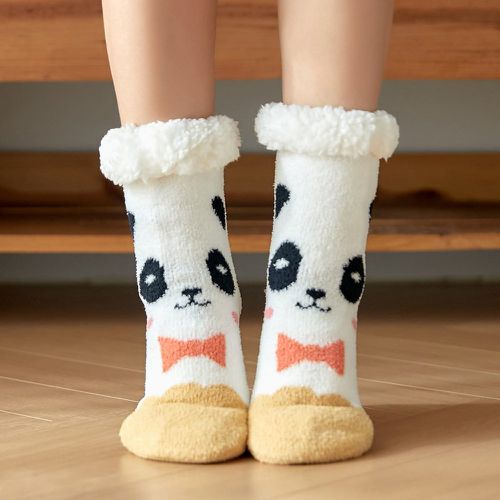 Chaussettes à motif panda - SHEIN - Modalova
